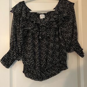 Misa Los Angeles Polka Dot Top